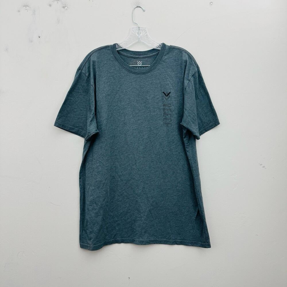 Veece Gray Short Sleeve Logo T Shirt Men’s Size XL